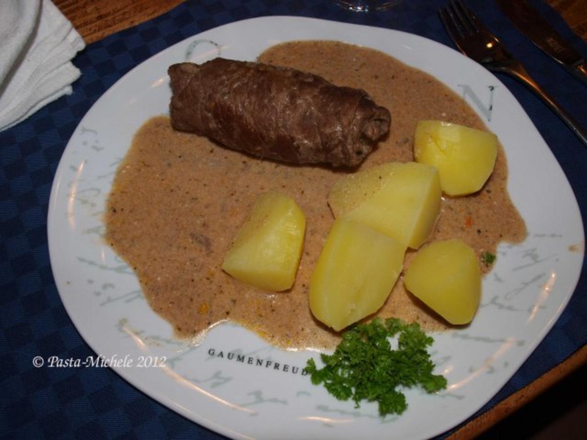 Rinderrouladen nach Pfälzer Art - Rezept - kochbar.de