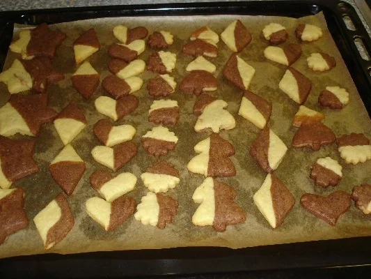 Schwarz-Weiß-Kekse - Rezept