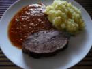 Kartoffel & Kraut-stampf mit Rinderbraten - Rezept
