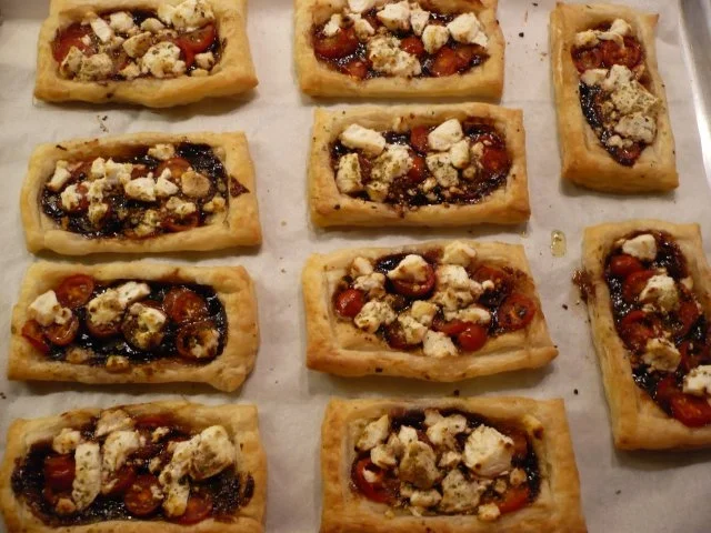 Tomaten - Ziegenkäse - Tarte - Rezept