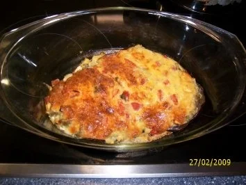 Rezept: Auflauf:Gefüllte Auberginen Auflauf:Gefüllte Auberginen - Rezept