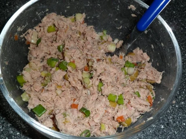 Rezept: Kartoffelpüree Bratlinge gefüllt mit Thunfisch Bild Nr. 6 Kartoffelpüree Bratlinge gefüllt mit Thunfisch - Rezept - Bild Nr. 6