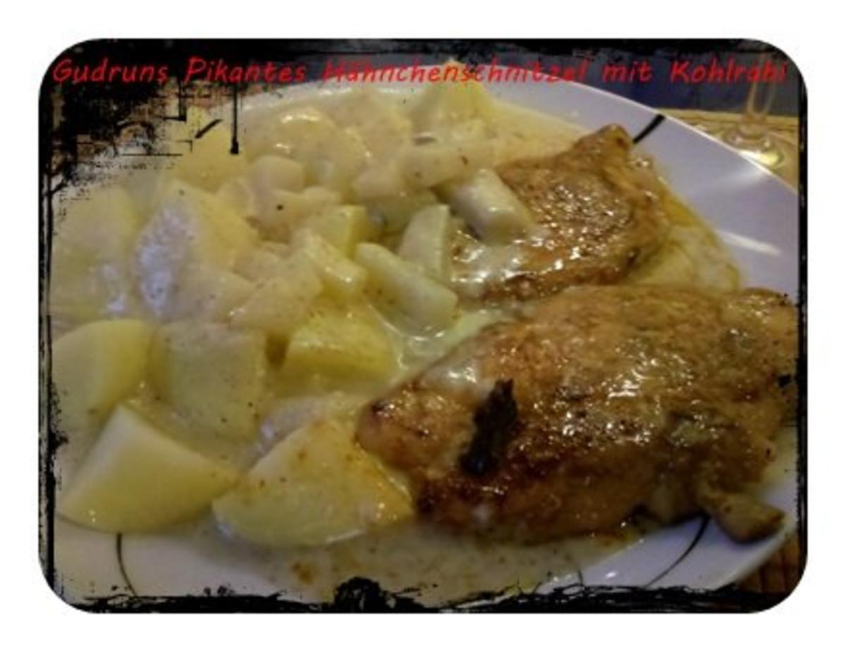 Geflügel: Pikantes Hähnchenschnitzel mit Kohlrabi - Rezept - kochbar.de