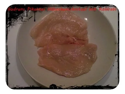 Geflügel: Pikantes Hähnchenschnitzel mit Kohlrabi - Rezept - Bild Nr. 2