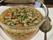 Rezept: LeberspƤtzlesuppe (Leberreis) LeberspƤtzlesuppe (Leberreis) - Rezept