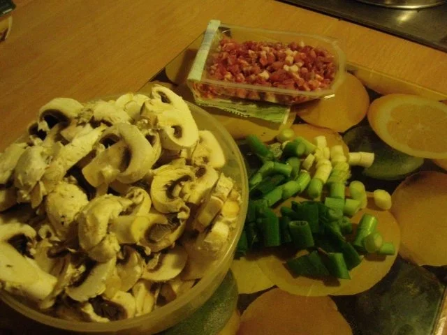 Rezept: Herzhafter Champignons - Schinken Kuchen Bild Nr. 4 Herzhafter Champignons - Schinken Kuchen - Rezept - Bild Nr. 4