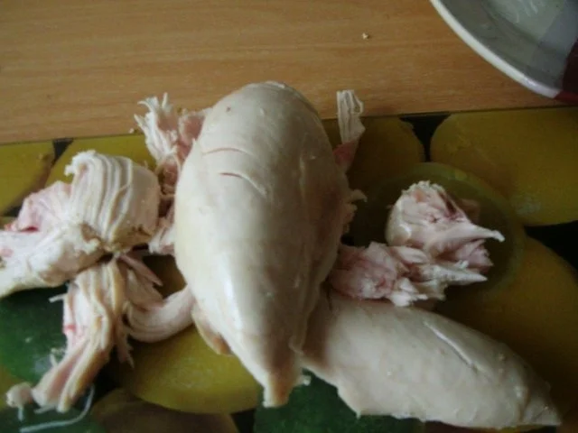 Rezept: Geflügelfrikassee mit buntem Gemüse und Wildreis Bild Nr. 4 Geflügelfrikassee mit buntem Gemüse und Wildreis - Rezept - Bild Nr. 4