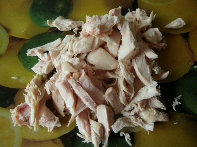 Rezept: Geflügelfrikassee mit buntem Gemüse und Wildreis Bild Nr. 5 Geflügelfrikassee mit buntem Gemüse und Wildreis - Rezept - Bild Nr. 5