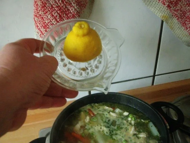 Rezept: Geflügelfrikassee mit buntem Gemüse und Wildreis Bild Nr. 7 Geflügelfrikassee mit buntem Gemüse und Wildreis - Rezept - Bild Nr. 7