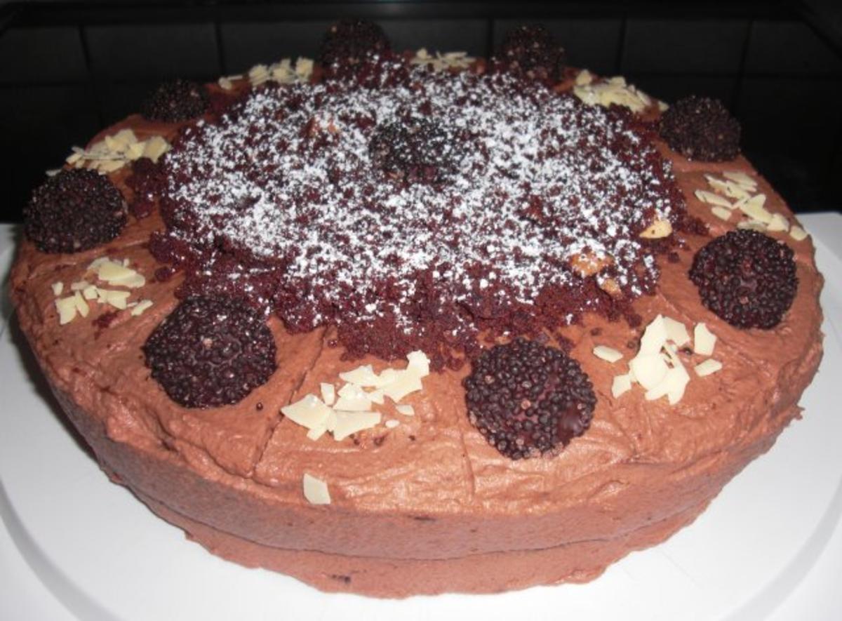 Schoko- Rondo-Torte mit Mascarponecreme - Rezept - Bild Nr. 4