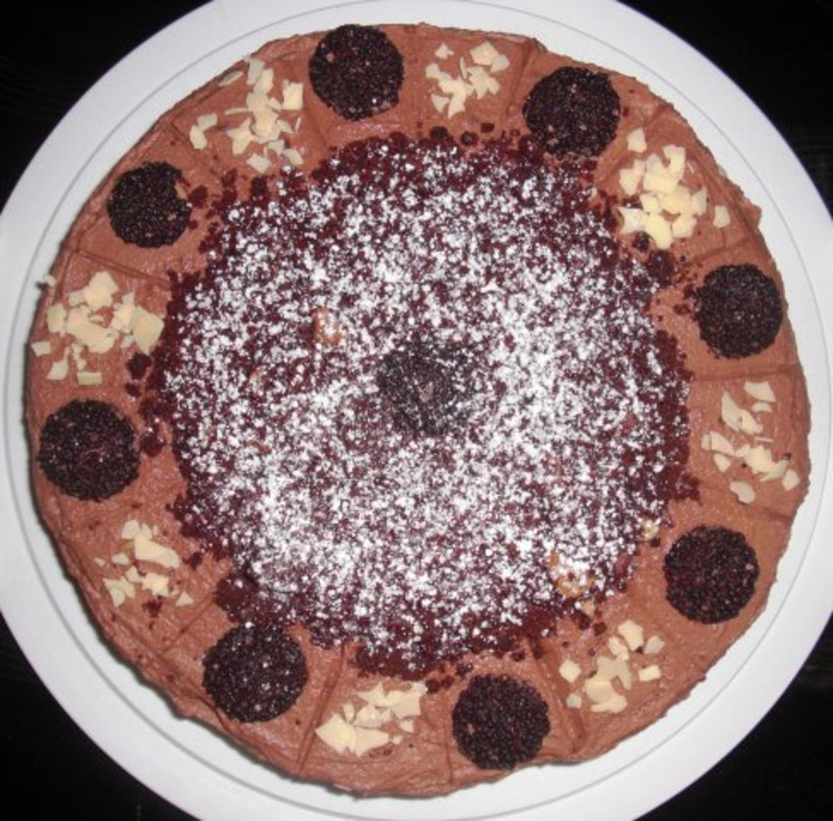 Schoko- Rondo-Torte mit Mascarponecreme - Rezept - Bild Nr. 7