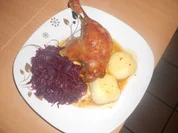 Entenkeulen an Orangen-Chilisause - Rezept