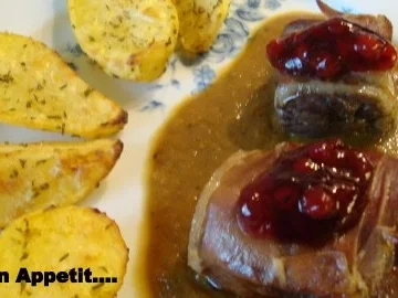 Eingepackte Rinderwürfel auf "französische Art" - Rezept