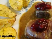 Eingepackte Rinderwürfel auf "französische Art" - Rezept