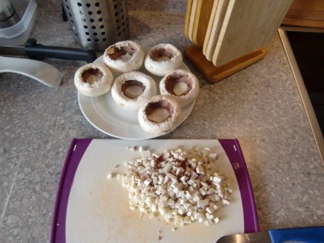 Gefüllte Champignons à la Heiko - Rezept