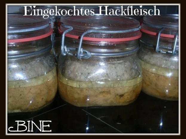 BiNe` S EINGEKOCHTES HACKFLEISCH - Rezept