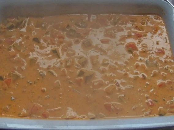 Vier-Käse-Lachs-Lasagne-Rollen in cremiger Gemüsesoße - Rezept - Bild Nr. 11