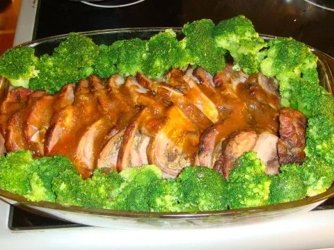 Nutria-Rollbraten im Römertopf - Rezept - Bild Nr. 4