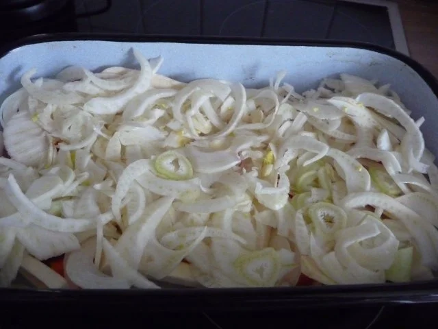 Geflügel : Putenoberschenkel auf Gemüsebett mit Kartoffeln - Rezept - Bild Nr. 11