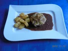 Kochen: Schweinefilet Soubise mit Pommes Dauophine - Rezept