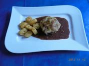 Kochen: Schweinefilet Soubise mit Pommes Dauophine - Rezept