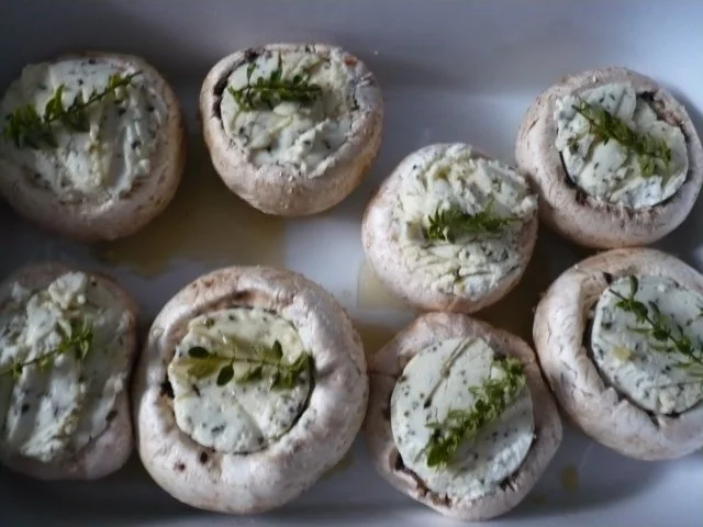 Gefüllte Champignons mit Ziegenkäse - Rezept - Bild Nr. 2