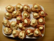 Fagottini con mousse di pollo - Rezept