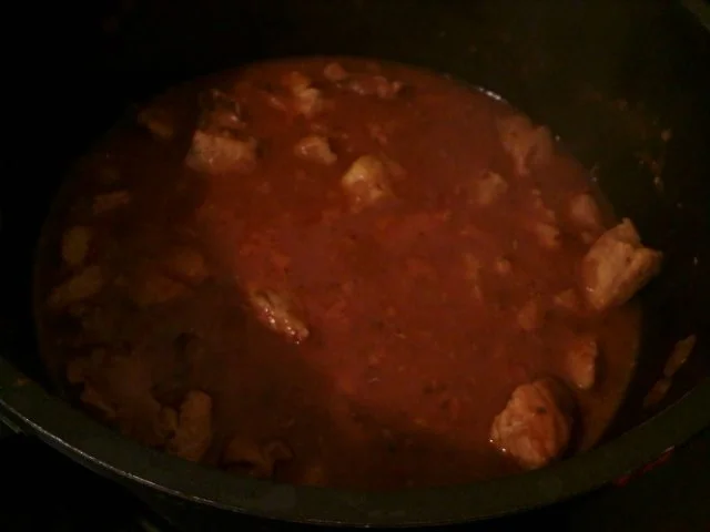 Rezept: Schweinegulasch Bild Nr. 7 Schweinegulasch - Rezept - Bild Nr. 7