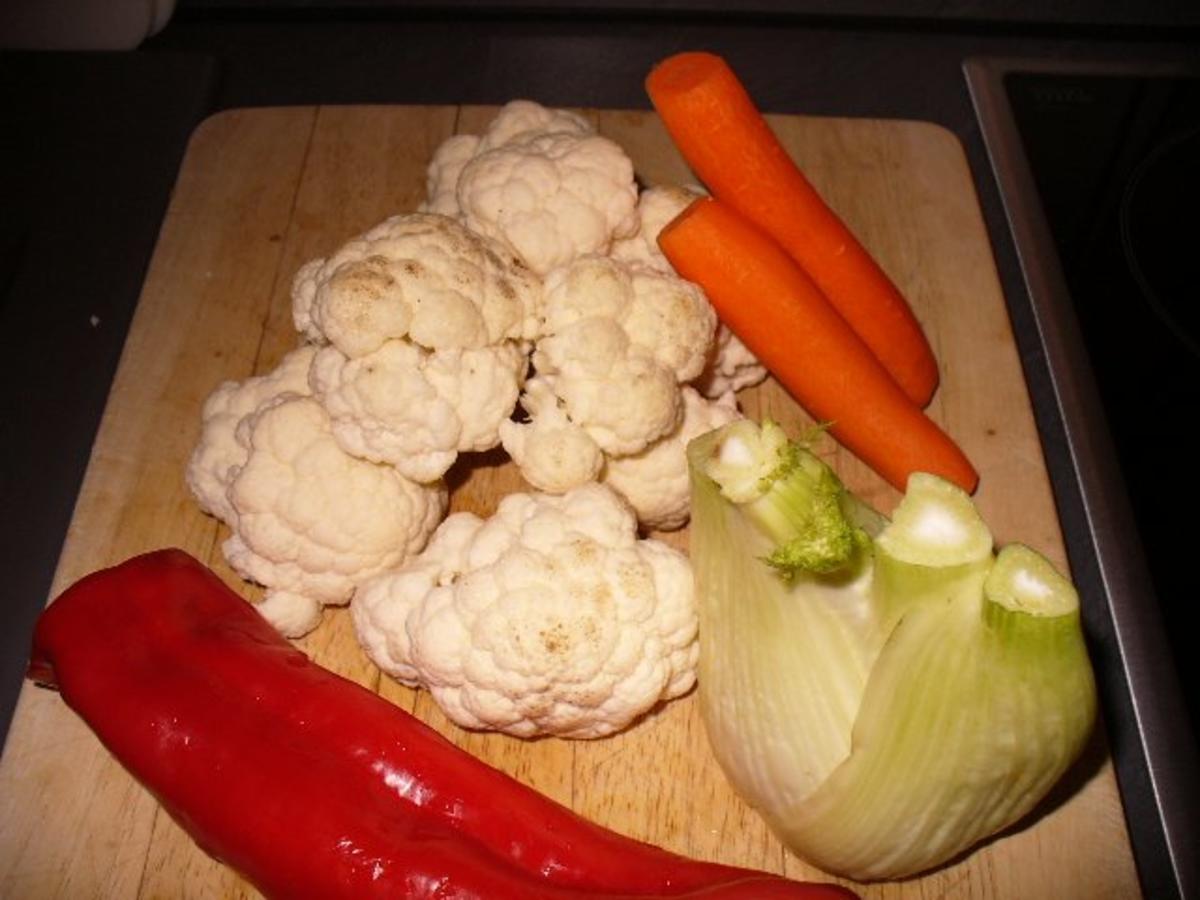 Schälbraten (Schweinelachs) in Zwiebelsahne mit viel Gemüse - Rezept - Bild Nr. 2