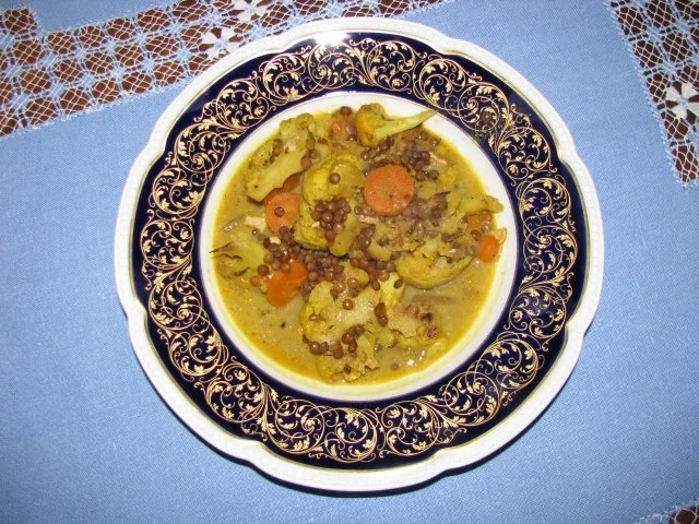 Gemüse: Blumenkohl-Linsen-Curry - Rezept