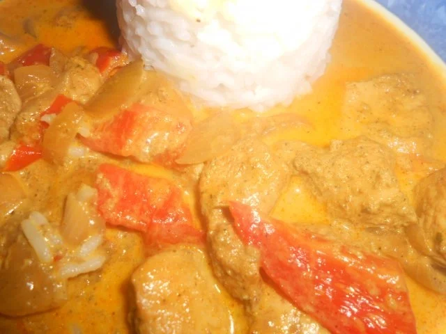 Rezept: Superkochhasi´s Hähnchencurry an Basmatireis Bild Nr. 2 Superkochhasi´s Hähnchencurry an Basmatireis - Rezept - Bild Nr. 2