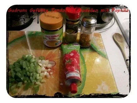 Rezept: Hackfleisch: Gefüllte Tandoori-Frikadellen mit Paprikagemüse Bild Nr. 5 Hackfleisch: Gefüllte Tandoori-Frikadellen mit Paprikagemüse - Rezept - Bild Nr. 5