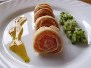 Rolle vom  Räucherlachs - Rezept