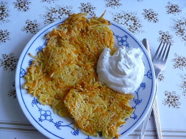 Quinoa-Möhren-Rösti - Rezept