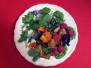 Waldpilze und wilde Kräuter mit Petersilien-Pesto - Rezept