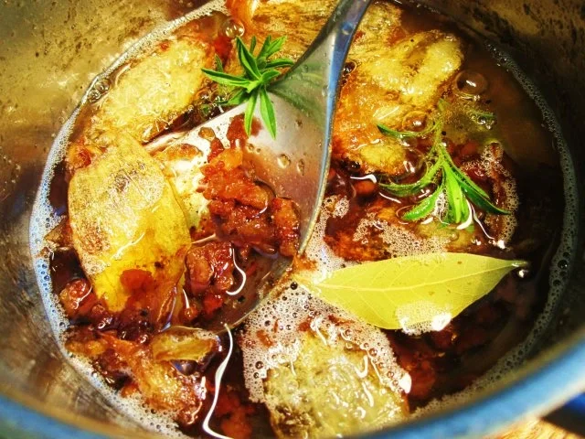 Apfel-Griebenschmalz vom Martins-Gänsebraten ... - Rezept - Bild Nr. 6