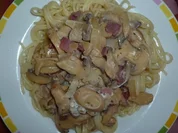 Spagehtti mit Pilzsauce - Rezept