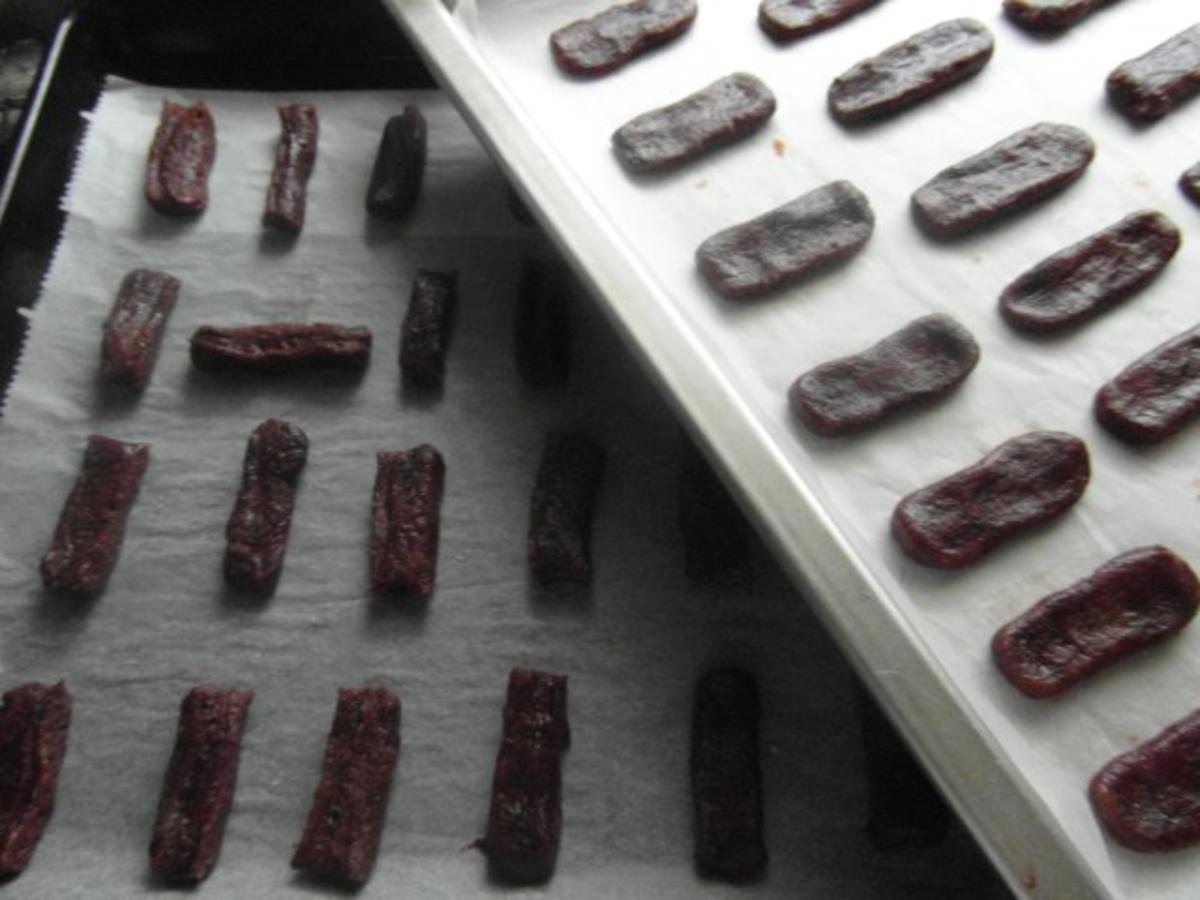 Weihnachtsplätzchen Sehr feine SchokoNussStangen aus Oma`s Backbuch