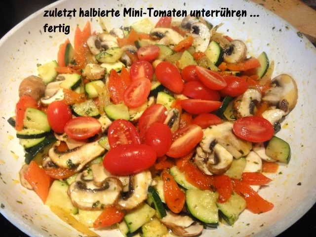 Gemüse:   buntes GEMÜSEPFÄNNCHEN - Rezept - Bild Nr. 9