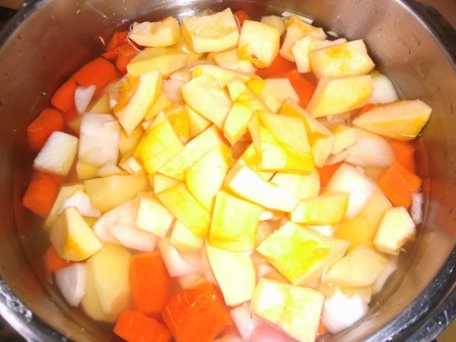 Kürbis-Möhren-Kartoffelpüree - eine voll leckere Beilage - Rezept - Bild Nr. 4