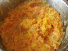 Kürbis-Möhren-Kartoffelpüree - eine voll leckere Beilage - Rezept