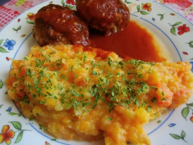 Kürbis-Möhren-Kartoffelpüree - eine voll leckere Beilage - Rezept - Bild Nr. 8