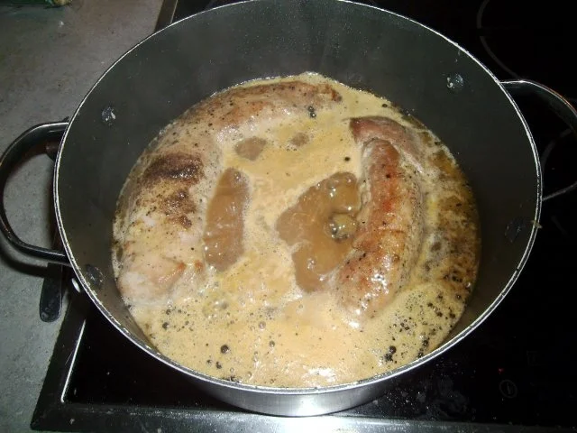 Rezept: Schweinemedaillons in Pfeffersoße mit Kroketten Bild Nr. 2 Schweinemedaillons in Pfeffersoße mit Kroketten - Rezept - Bild Nr. 2