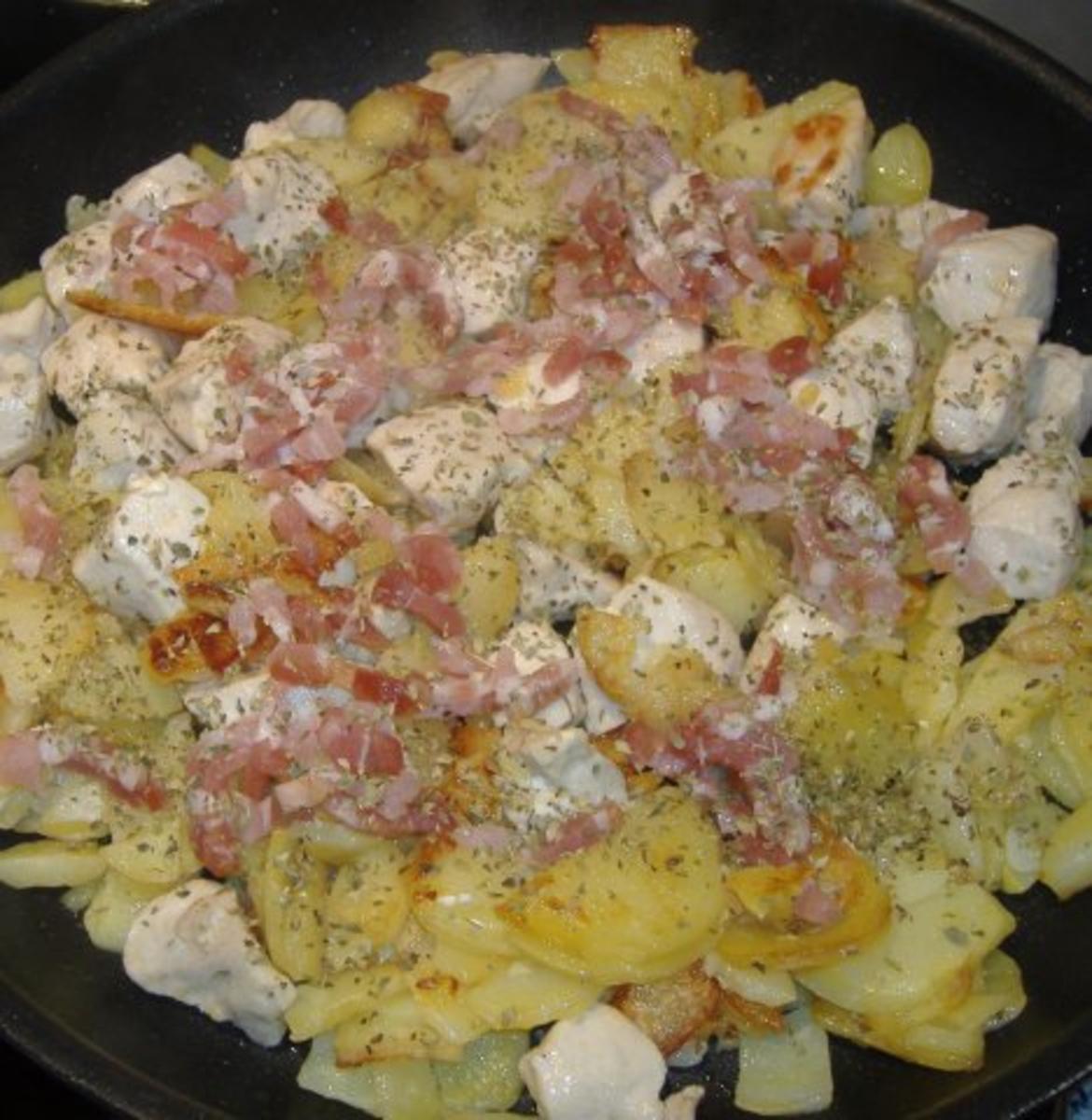 Bratkartoffeln mit Hähnchenbrust - Rezept - Bild Nr. 2