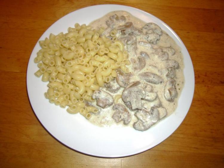 Champignonsoße - schnell &amp; einfach - 98 kcal/100g