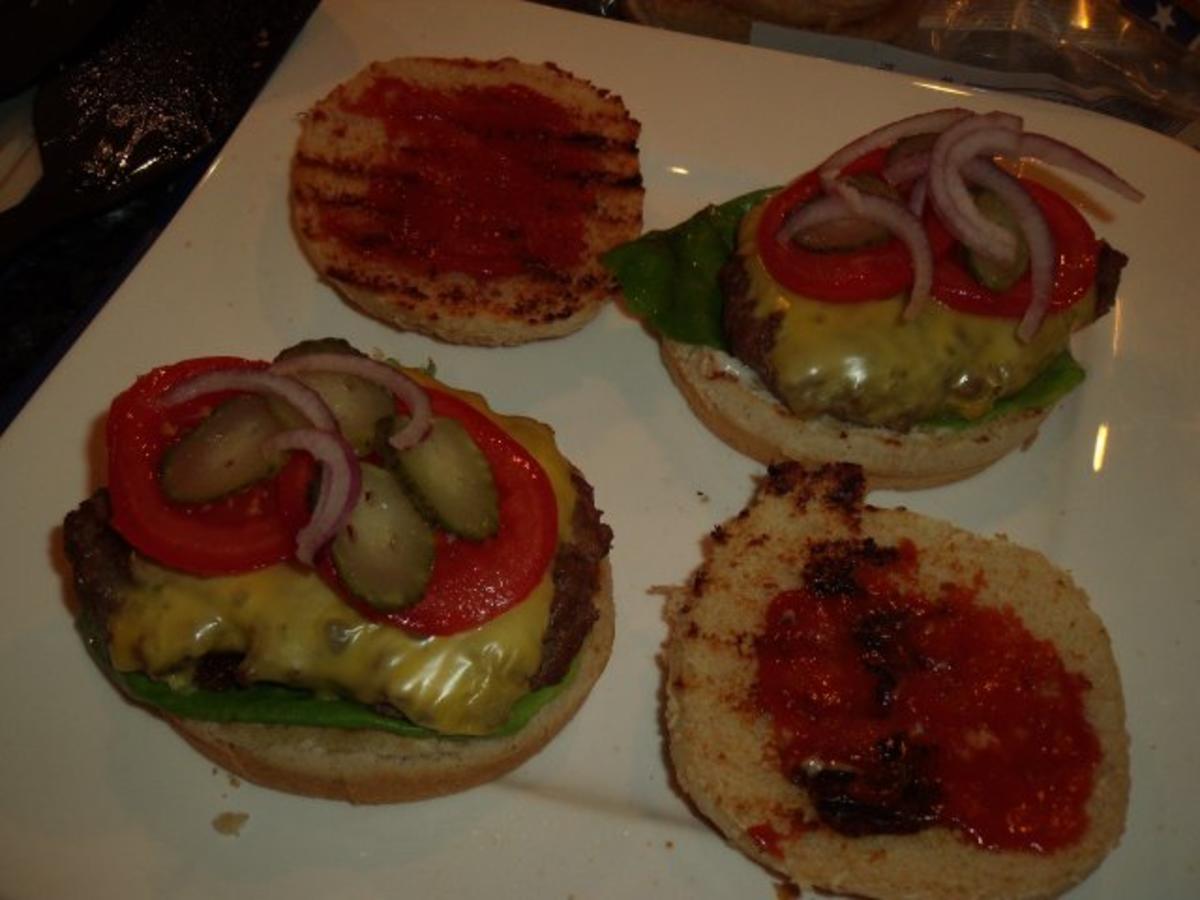 Fastfood: Burger mit Hackfleisch - Rezept - Bild Nr. 2