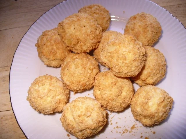 Kalbsmedaillons, Shimeji-Pilze und Mandelbällchen - Rezept - Bild Nr. 7