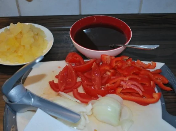 Hähnchenfleisch süß-sauer - Rezept - Bild Nr. 3