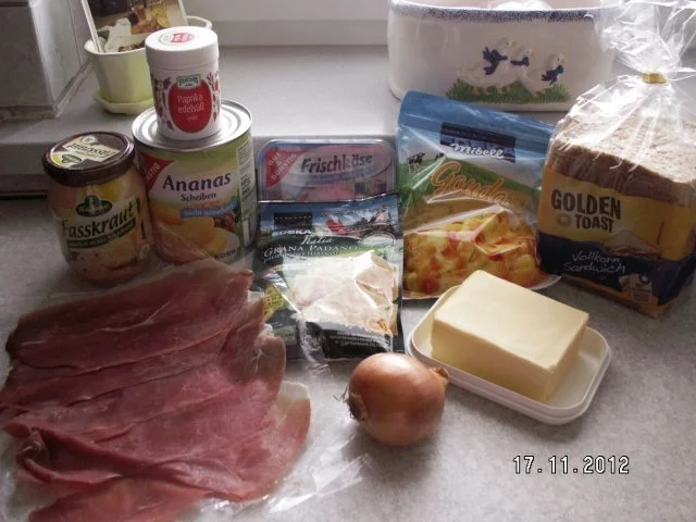 Toast mit Sauerkraut und Ananas - Rezept - Bild Nr. 2