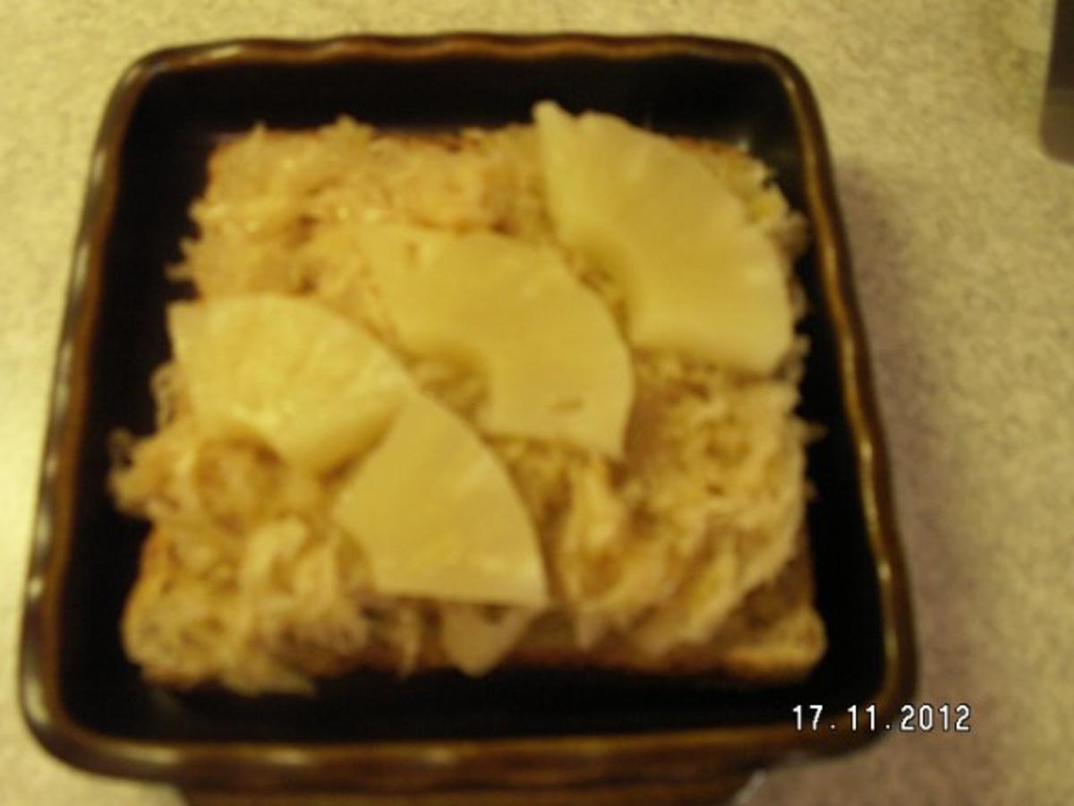Toast mit Sauerkraut und Ananas - Rezept - Bild Nr. 9